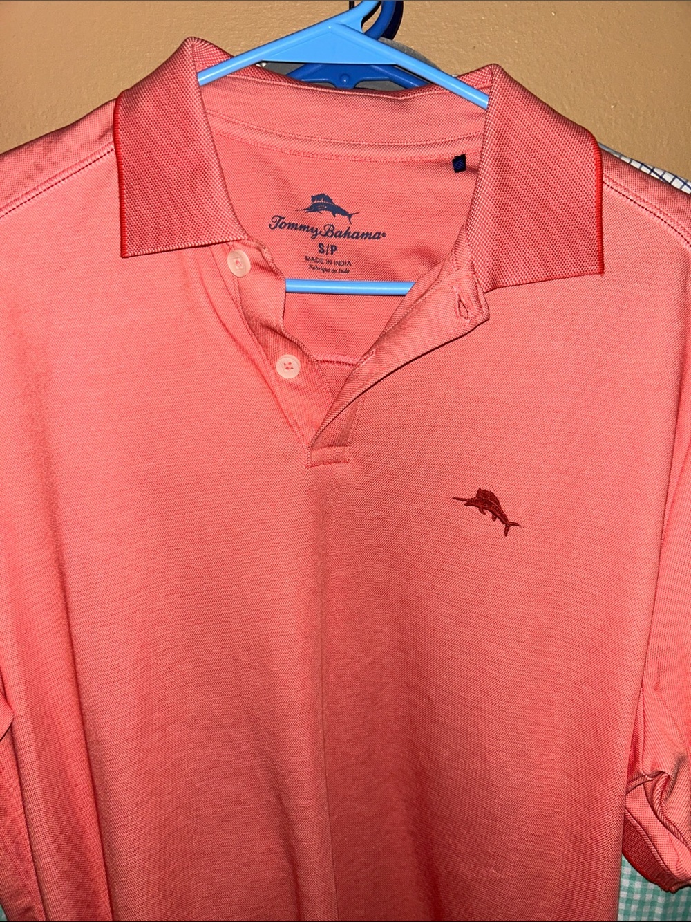 Tommy Bahama Men's Orange Polo Sz Small New Without Tags